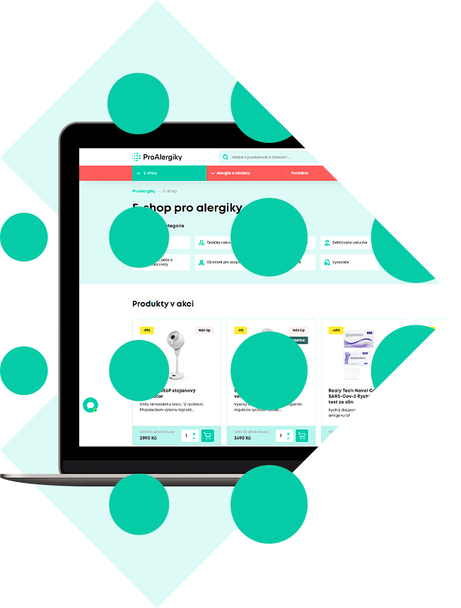 ProAlergiky.cz: napojili jsme e-shop na obsahovou část